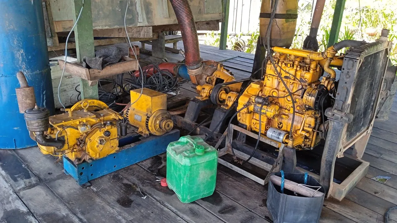 Motor MWM 229 com bomba 6"