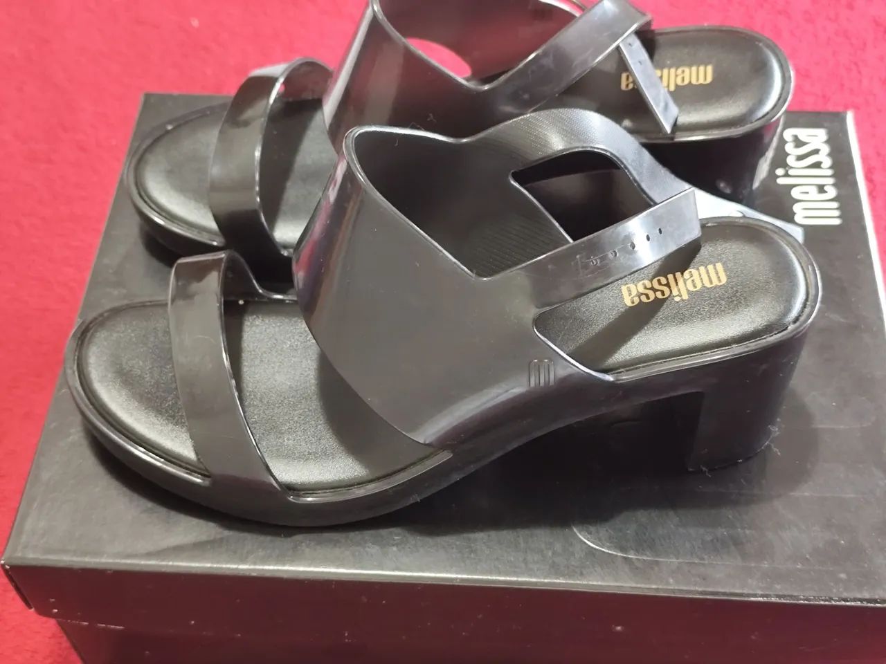 Sandálias Melissa Preta Classy High n. 36 - Foto 2
