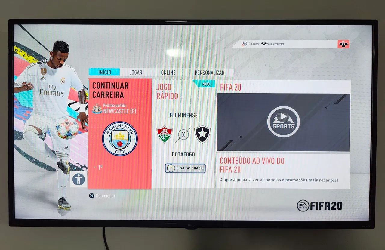 PS4 com FIFA 20 + 2 controles originais Dualshock 4 EXCELENTE ESTADO! - Foto 5