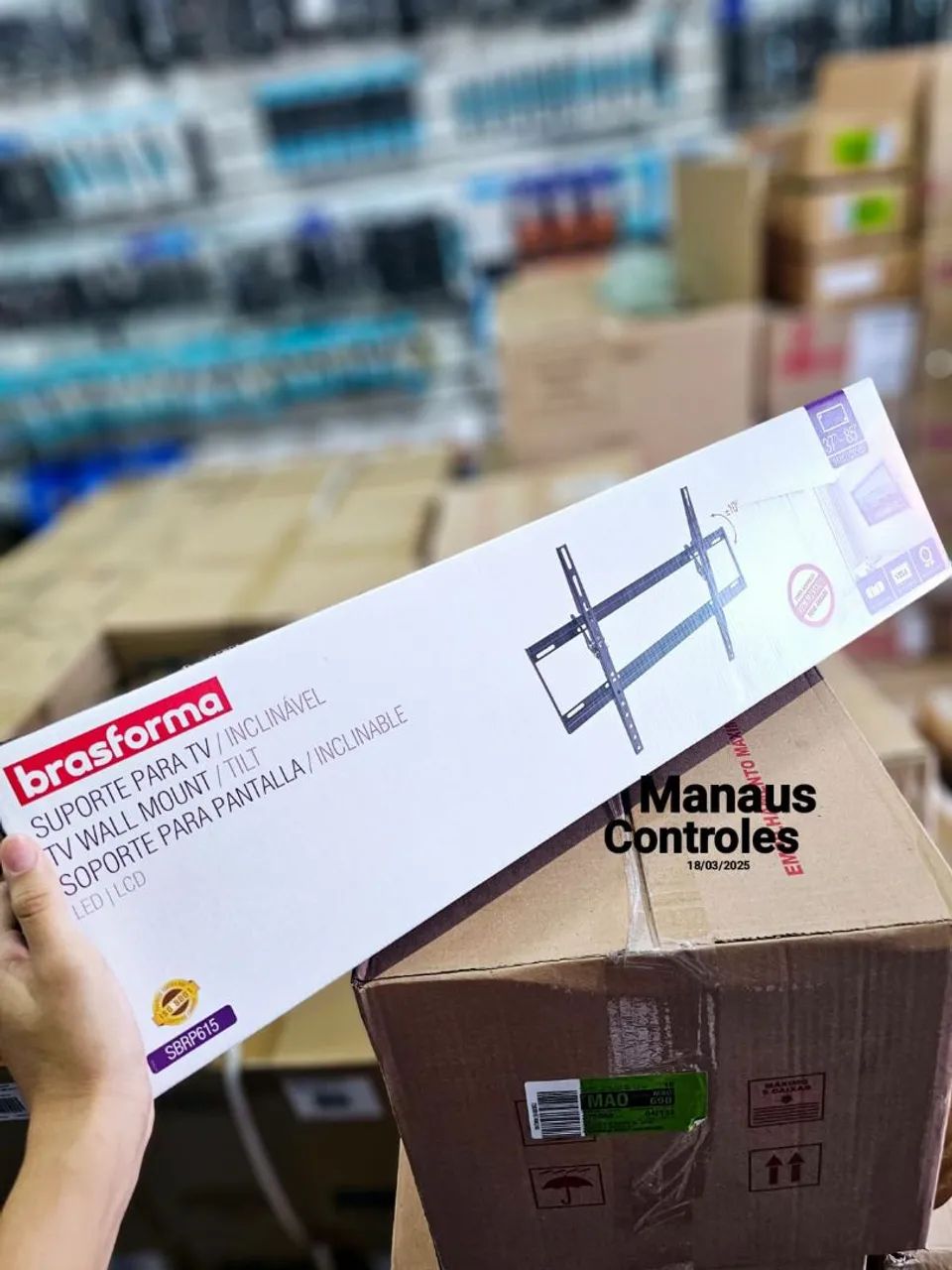 Suporte para Tv de Trilho até 85 Polegadas 