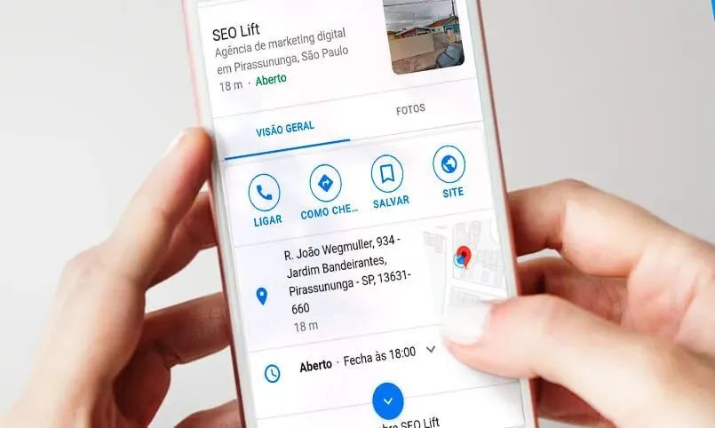 Perfil da empresa no google valor unico