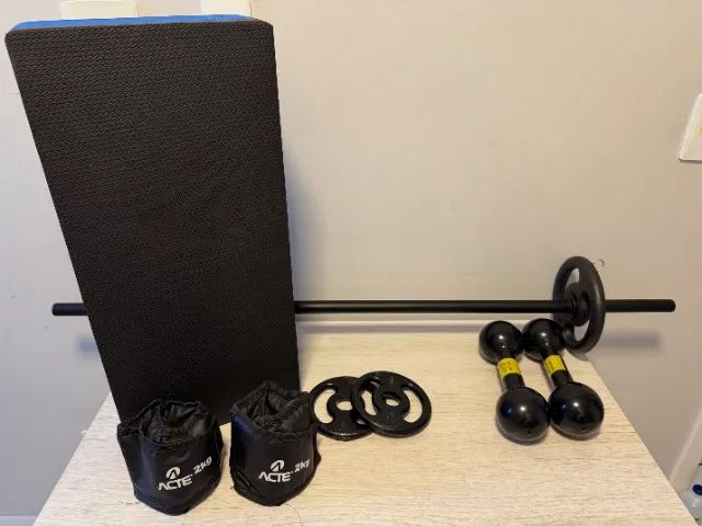 Kit de musculação c/ Step