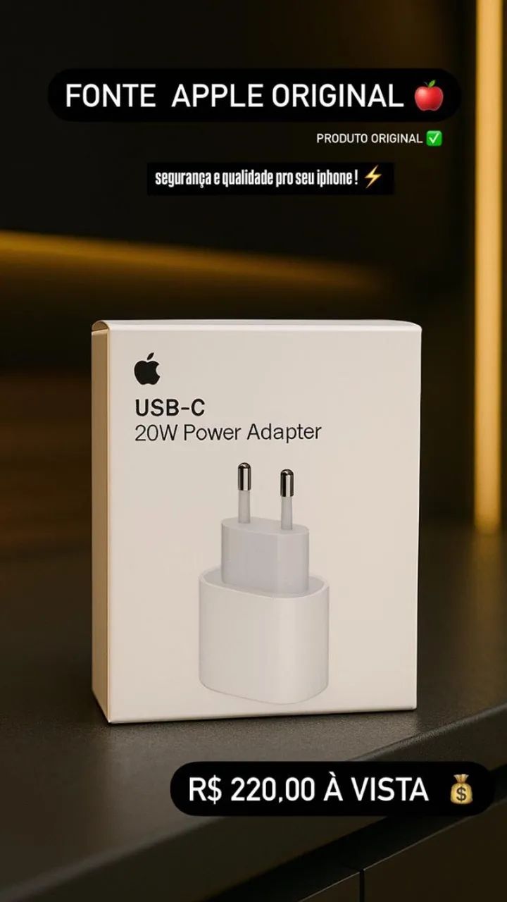 FONTE TURBO ORIGINAL APPLE 