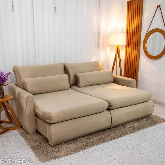 Sofá Cama Retrátil Amaranto 2,30m Sem Caixa Produto Novo!  Pronta Entrega!  Rf