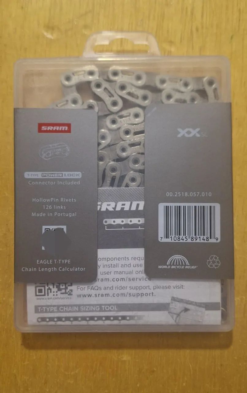 Corrente de Bicicleta Sram XX Eagle T-Type 12 vel 126 Elos - Foto 2
