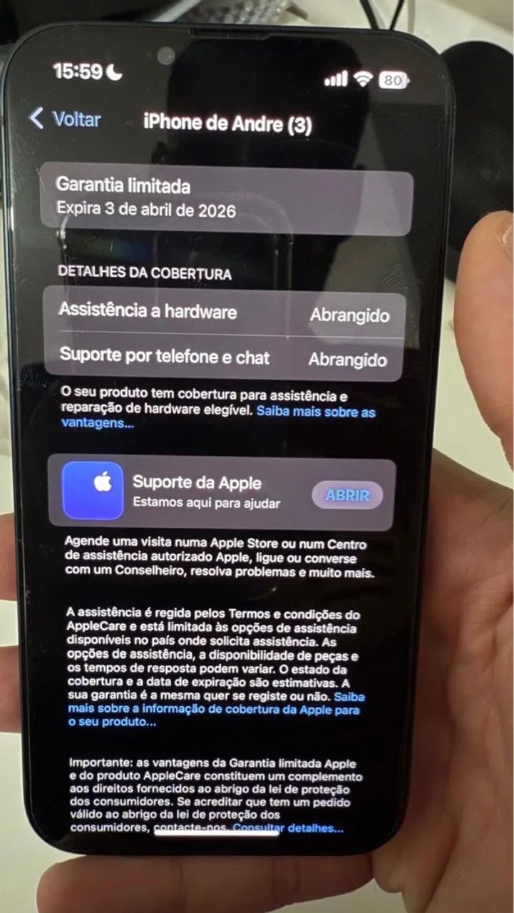 iPhone 13 128 gb impecável ! Bateria 100% garantia total Apple  - Foto 2