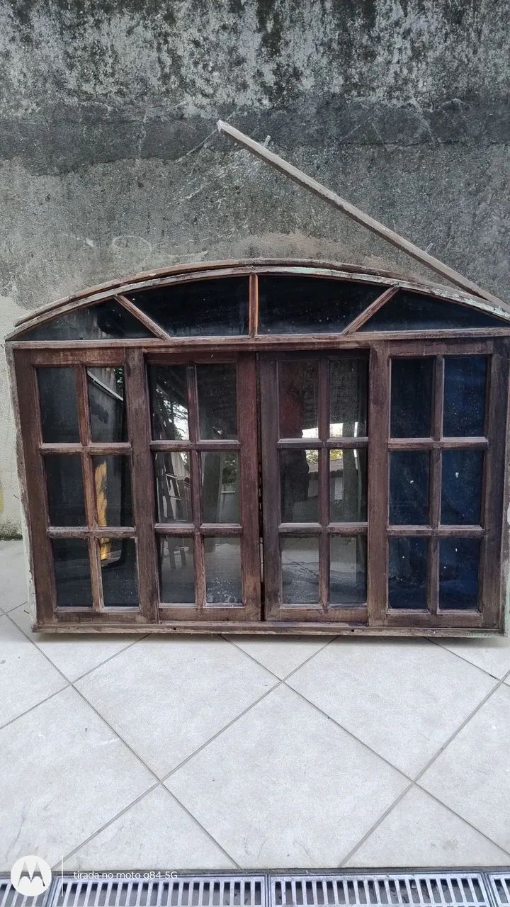 Combo de Janelas e portas de Madeira com Design Arredondado - Foto 2