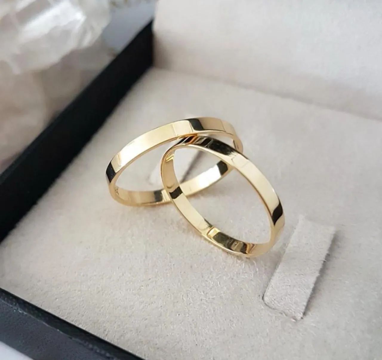 Promoção - Aliança de Noivado em Ouro 18k