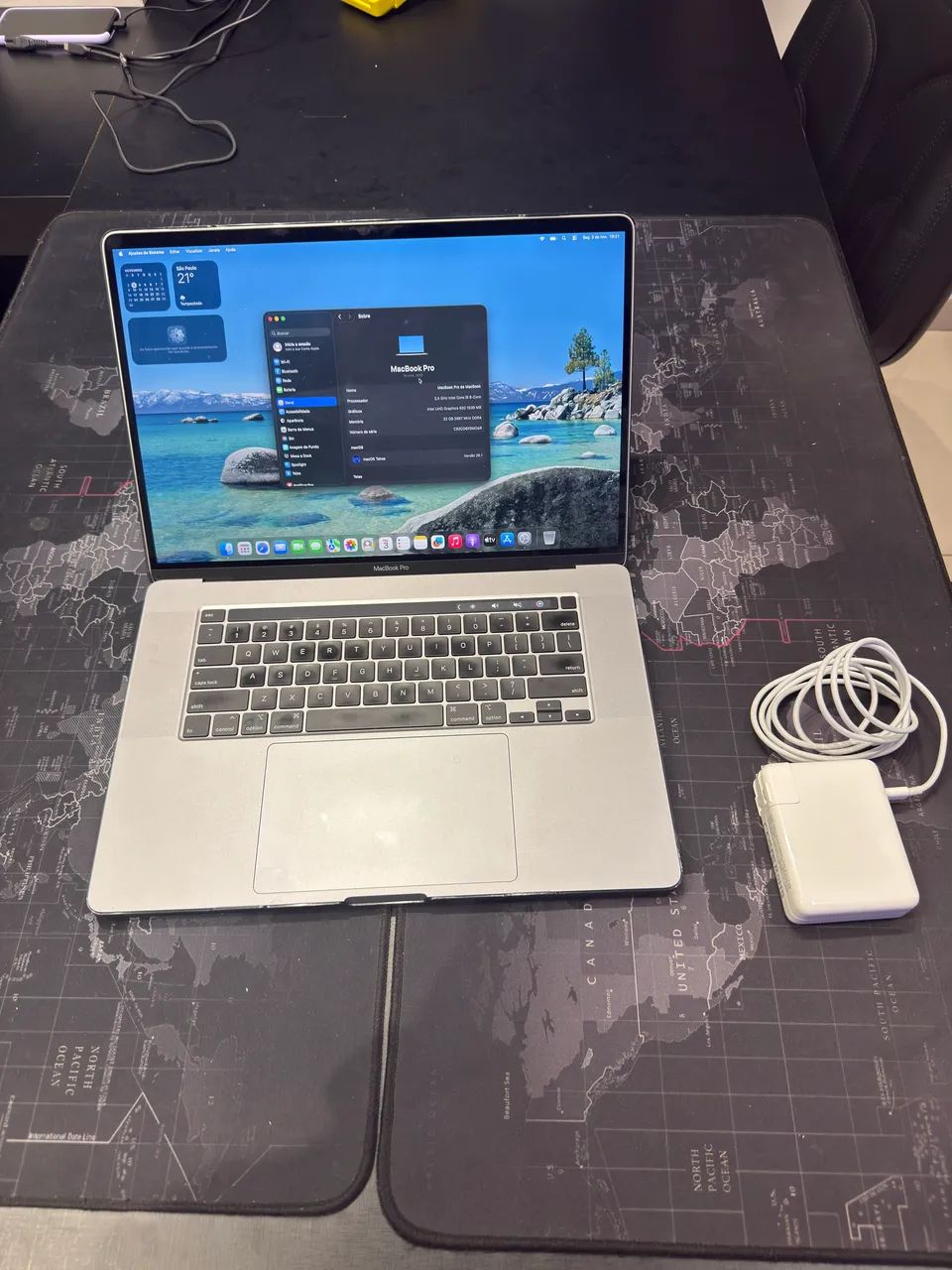 Macbook pro 16? i9 8 nucleos 32gb ram ssd 1 tb placa de video