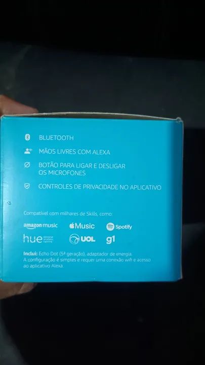 Echo Dot 5ª geração - Novo e Lacrado - Foto 4