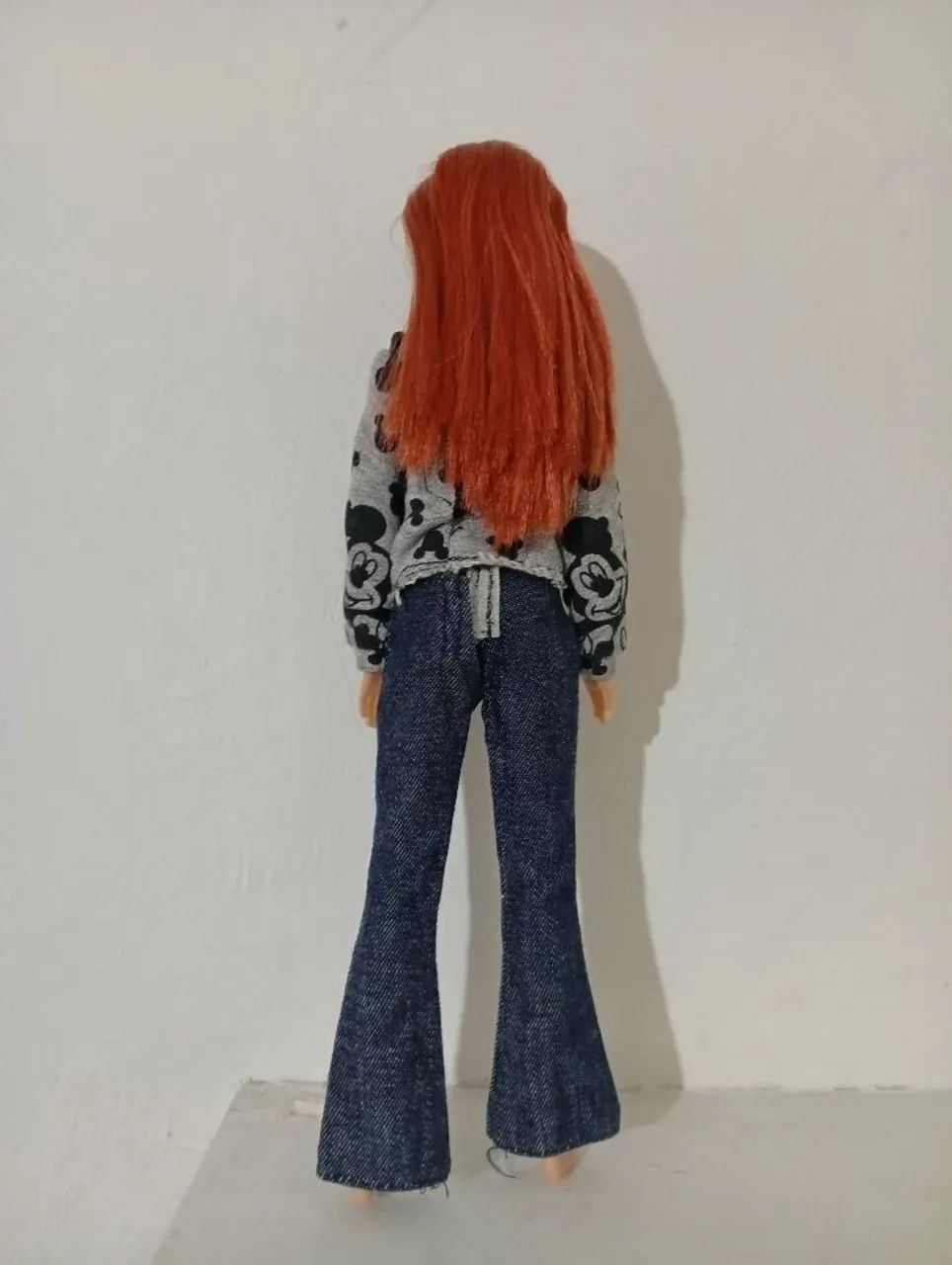 Boneca Barbie Ruiva com cabeça reduzida  - Foto 4