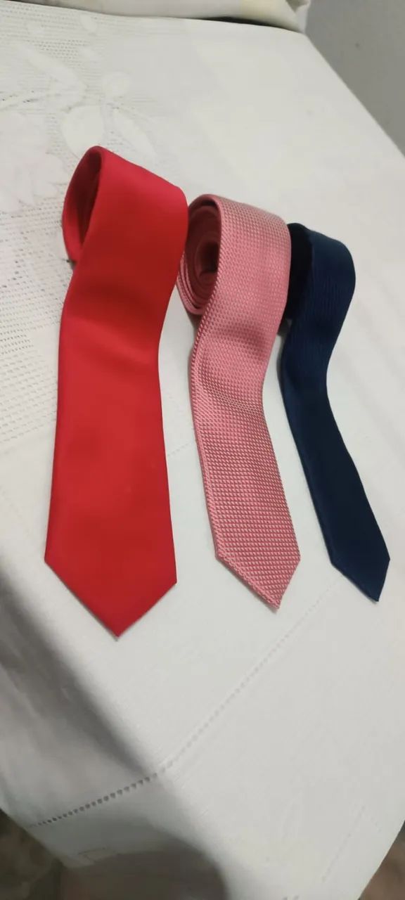 Kit com 3 gravatas de luxo (usadas) - Roupas - Vila Pedroso, Goiânia ...
