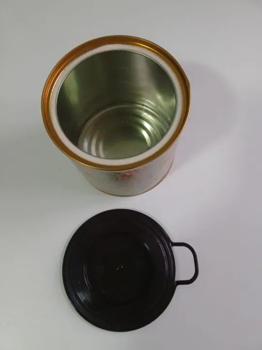 Potinhos Decorativos Vintage Jogo De 3 Beleza Encanto Para Sua Cozinha - Foto 4