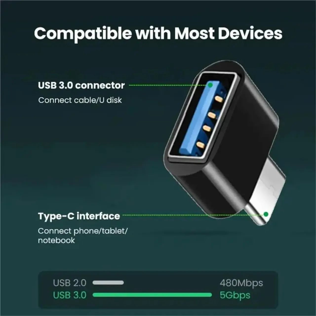 Adaptador OTG USB para USB-C  - Foto 5