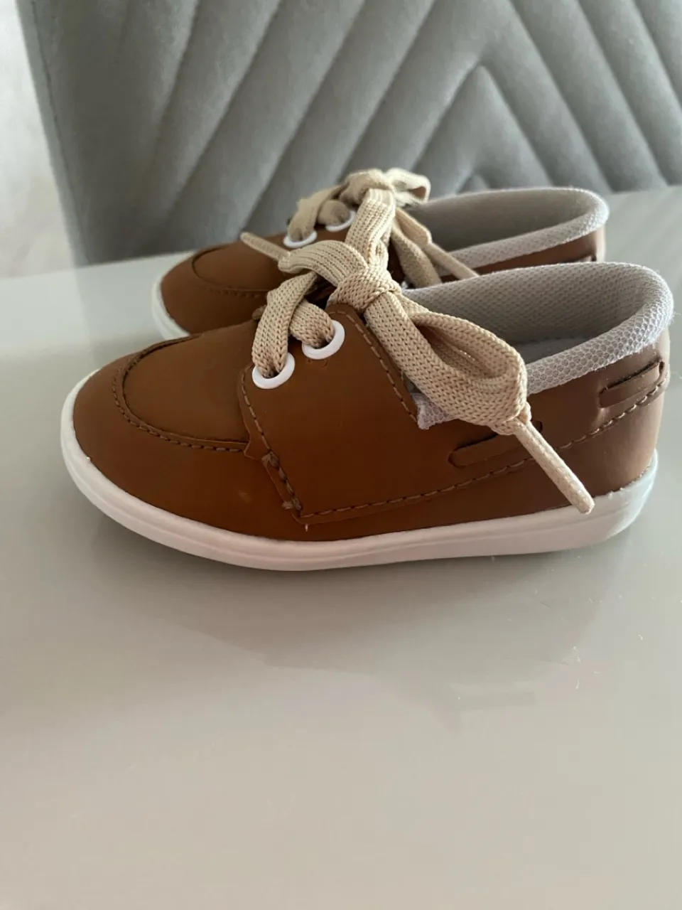 Sapatinhos de couro infantil