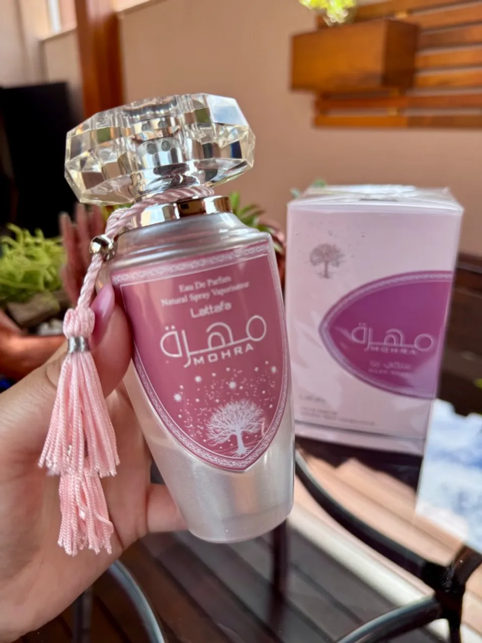 Perfume árabe Feminino Mohra Silky Rose Lattafa 100ml original lacrado