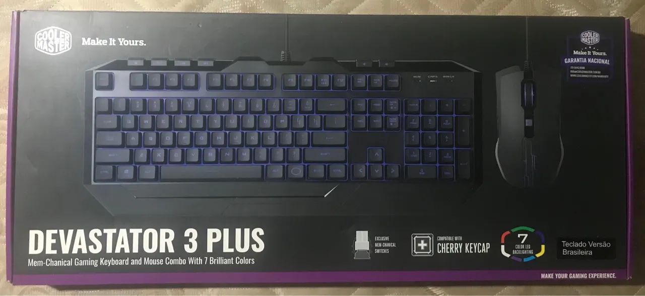 Cooler Master Devastator 3 Plus - Teclado e Mouse Gamer