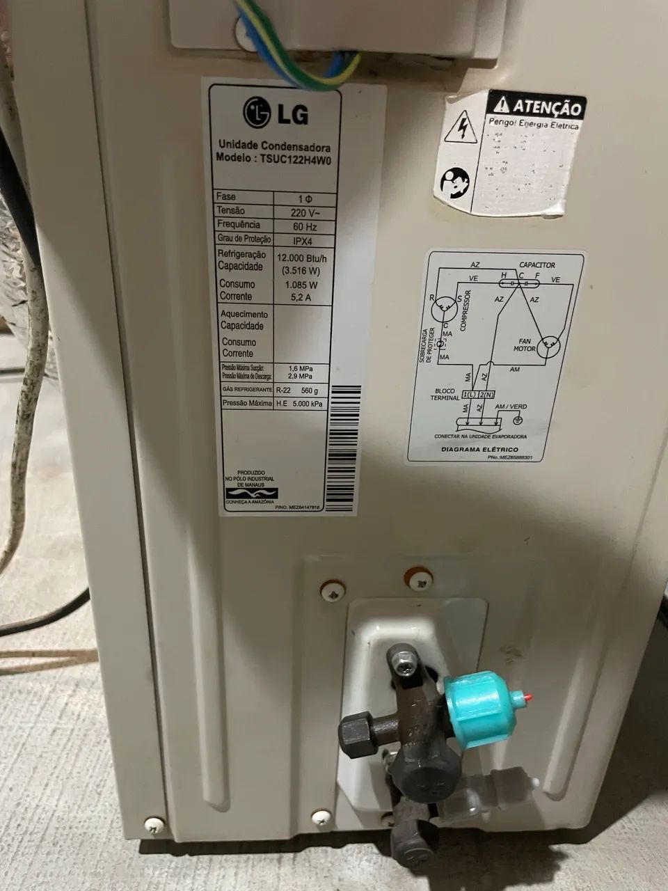 Ar condicionado LG 12000btus - Foto 2