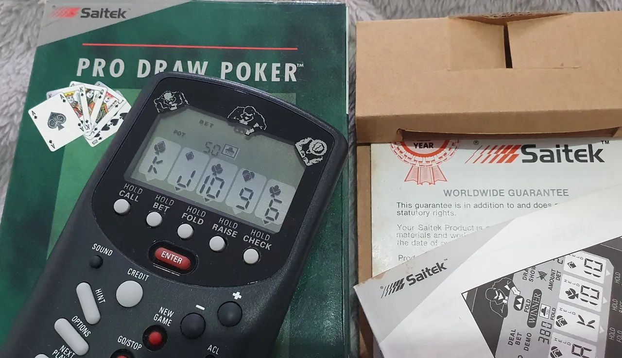 Saitek Pro draw Poker mini game importado na caixa - Foto 2