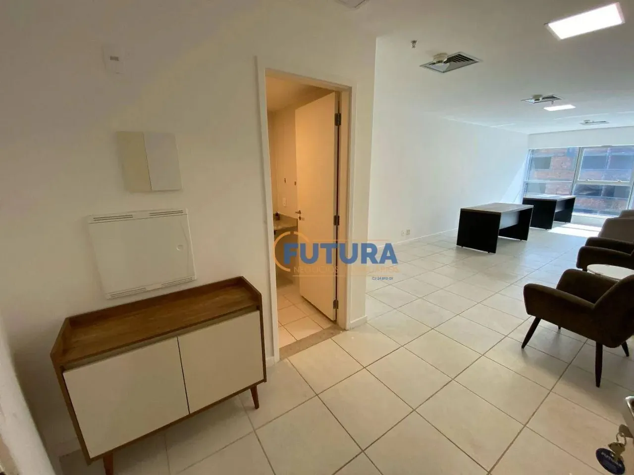 Sala com 40M2 no Fusion Work e Live