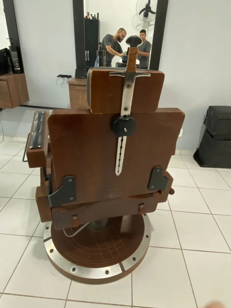 Cadeira de barbeiro 