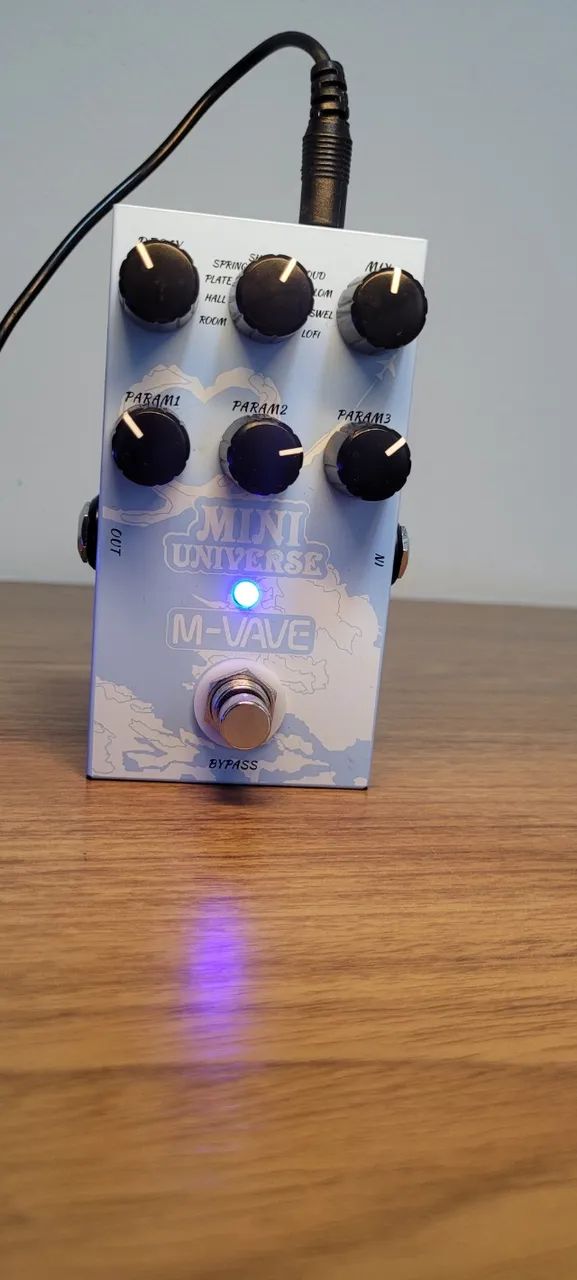 Pedal De Efeitos Mini Universe Reverb Digital 9 Tipos - Foto 3
