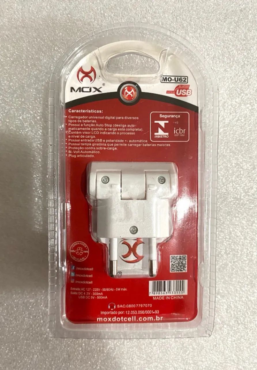 Carregador Universal para Diversos Tipos de Bateria Câmera - Foto 2