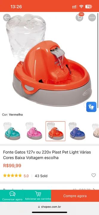 Fonte para Gato - Foto 3