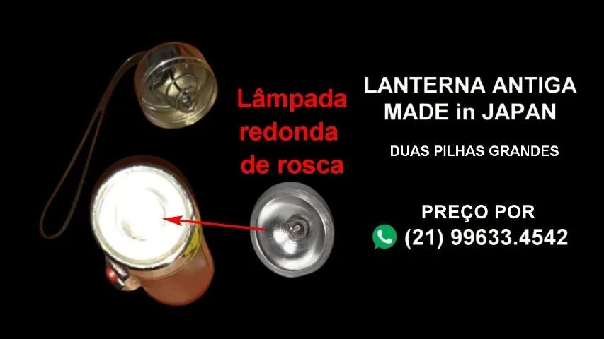 Lanterna antiga - Made in Japan - Foto 2