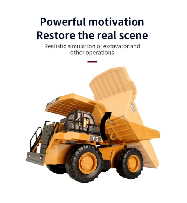 Caminhão de Obra de Controle Remoto 2.4ghz - Foto 2