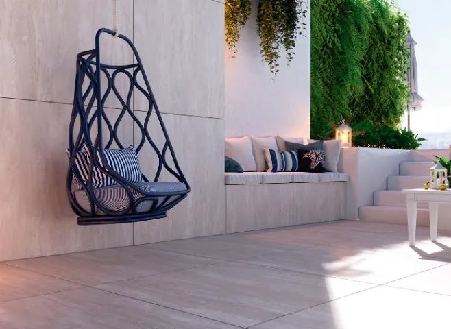 Porcelanato Acetinado "Travertino" 91x91cm - R$ 68,90 o m²  - Foto 2