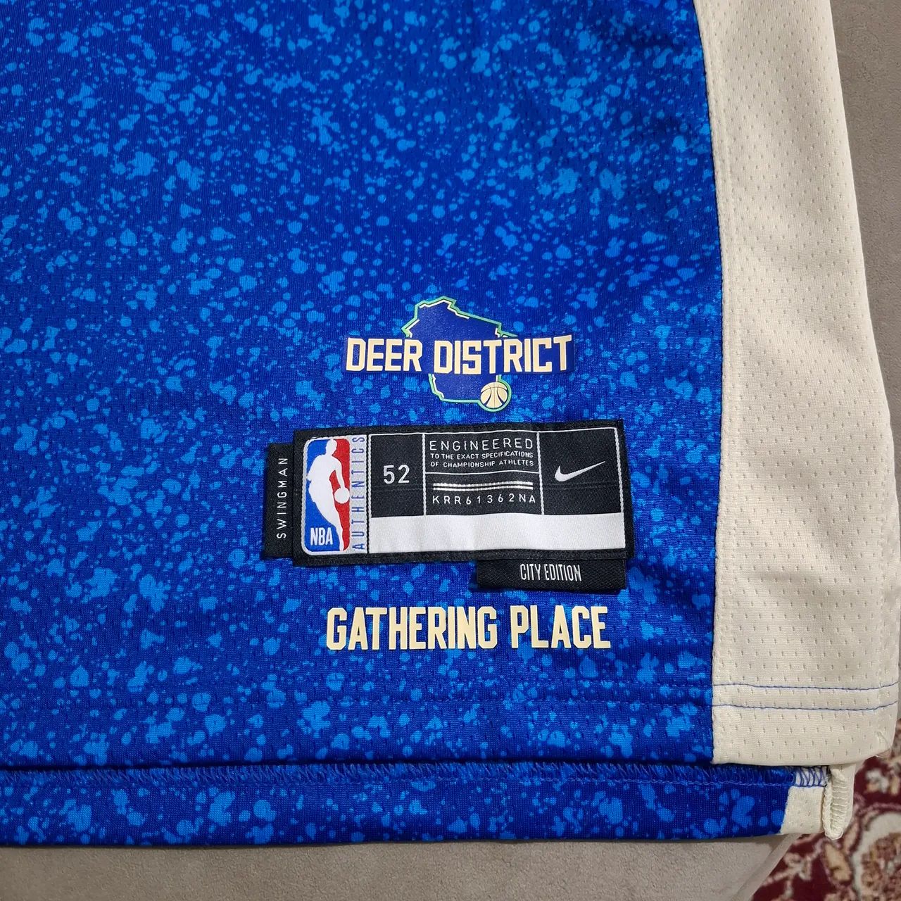 Regata Nba Milwaukee Bucks #34 - City Edition Nike Swingman  - Foto 3