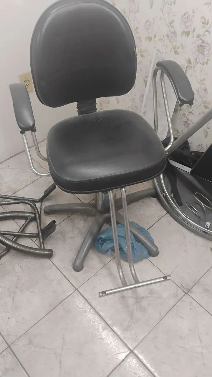 Cadeira de corte pra salão de beleza hidráulica 