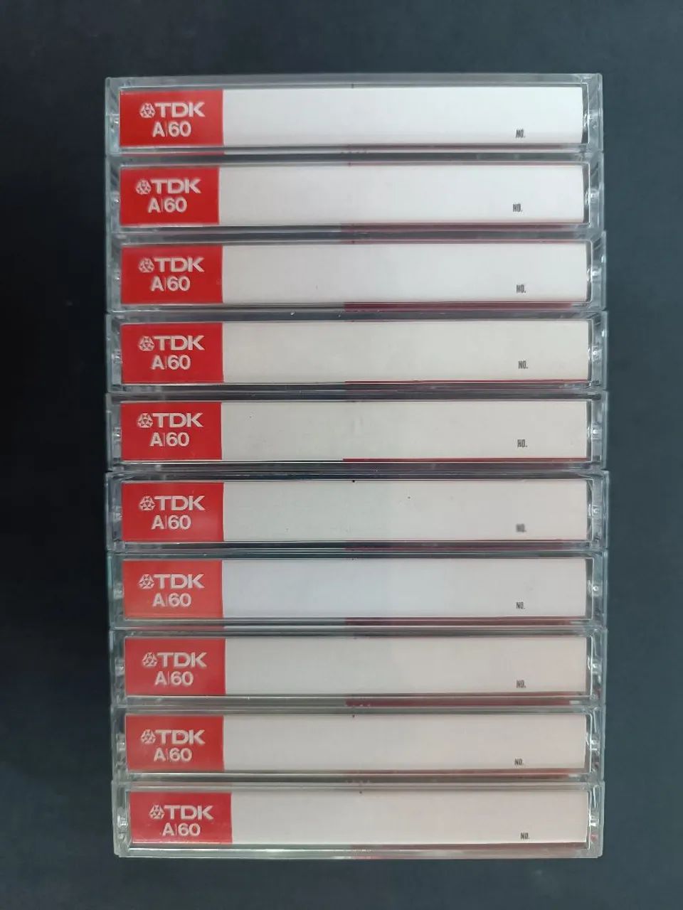 Fitas K7 TDK A60 - Coleção Vintage