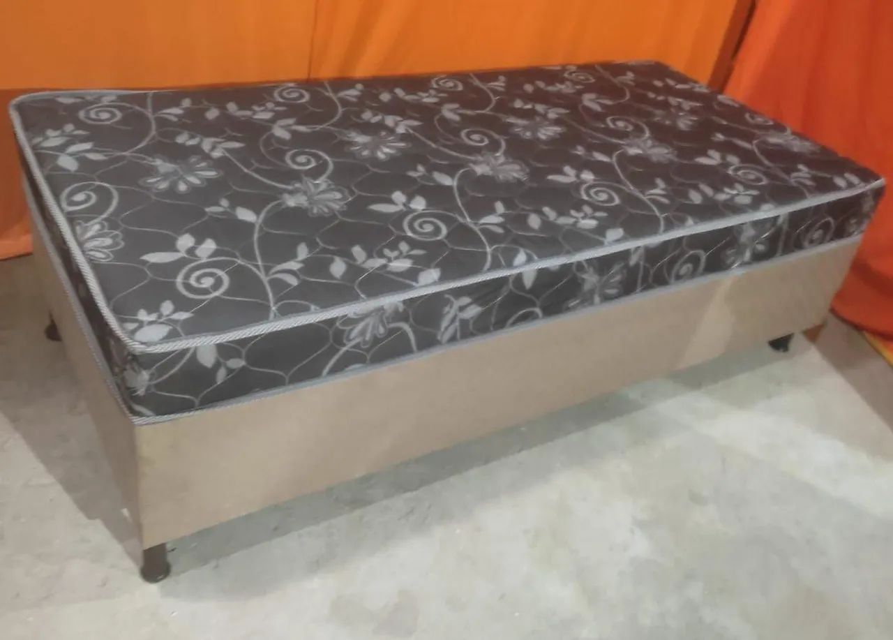 Cama Box Solteiro Espuma. - Foto 3