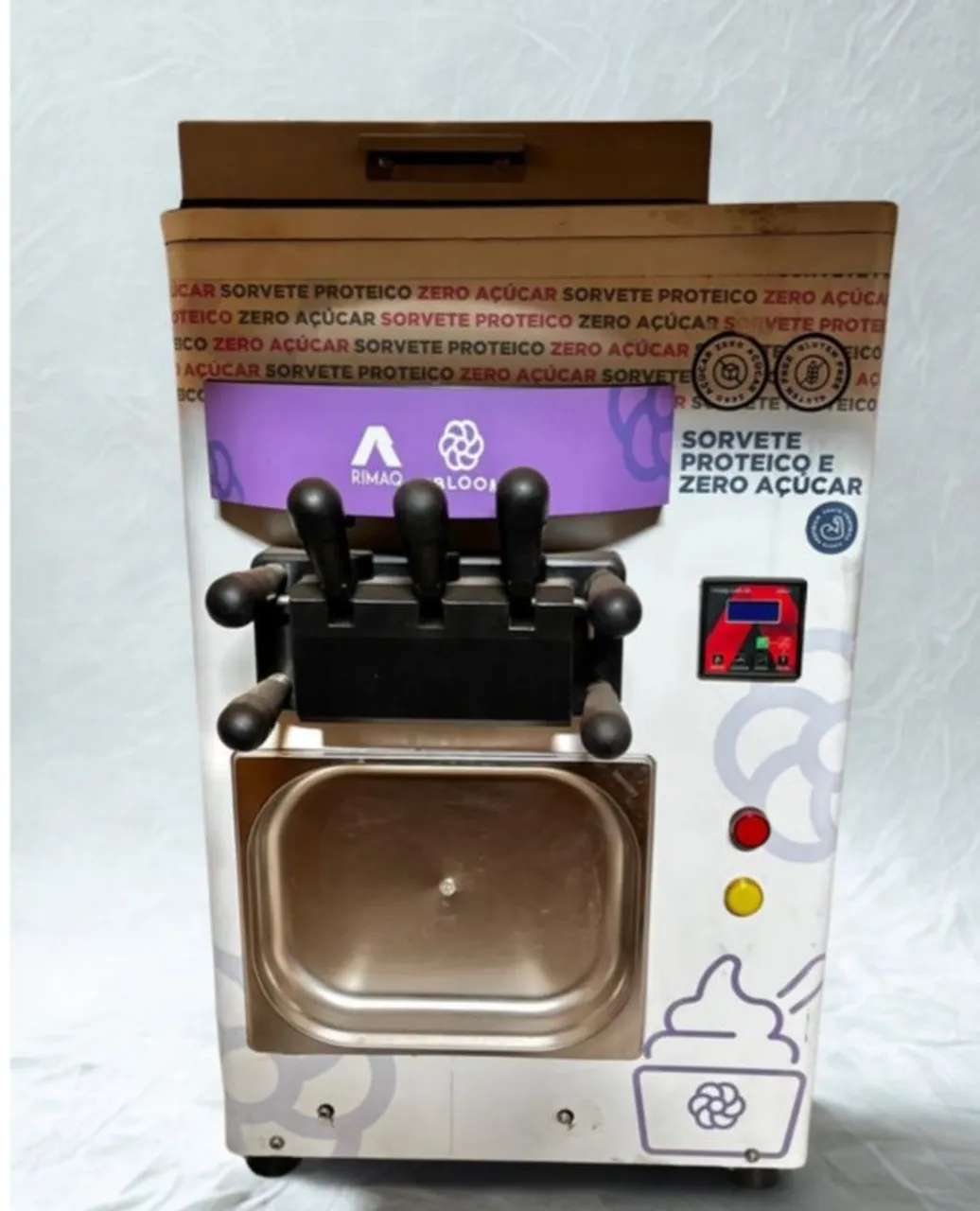 Máquina de Sorvete Expresso Degust - Premium 3 Bicos Rimaq