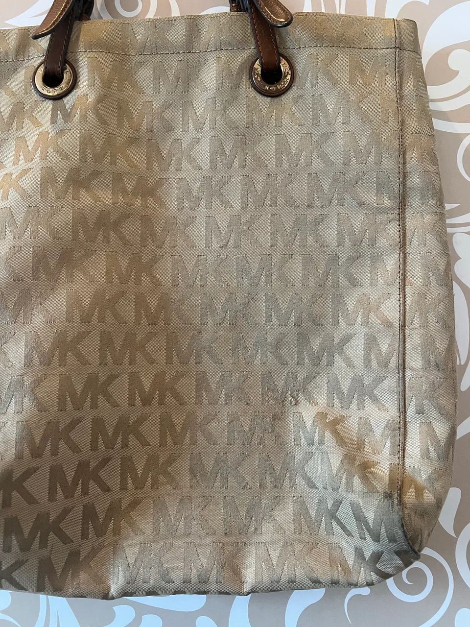 bolsa michael michael kors jet set north south monograma - Foto 5