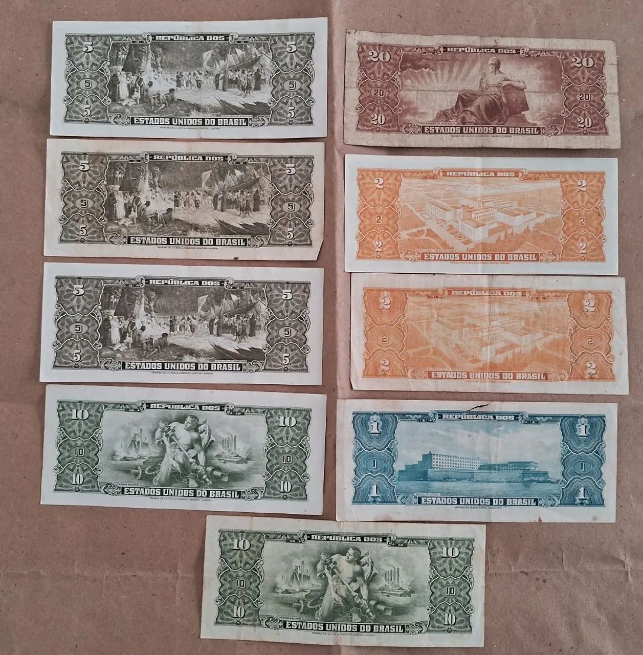 Cedulas Brasileiras Antigas - Coleção com 39 notas diversas. Conforme as fotos. - Foto 3