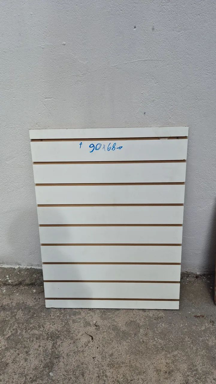 Painel Canaletado Branco MDF - Foto 3