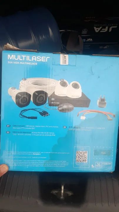 Kit Câmera de Segurança Multilaser 4 Câmeras