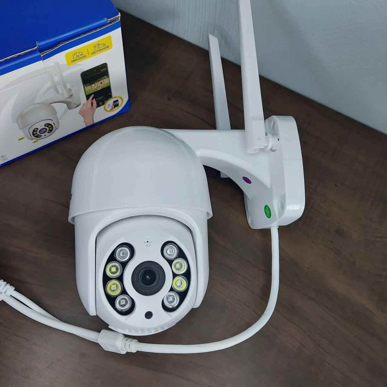 Câmera de Segurança Wi-Fi HD 1080P com Visão Noturna - Foto 4