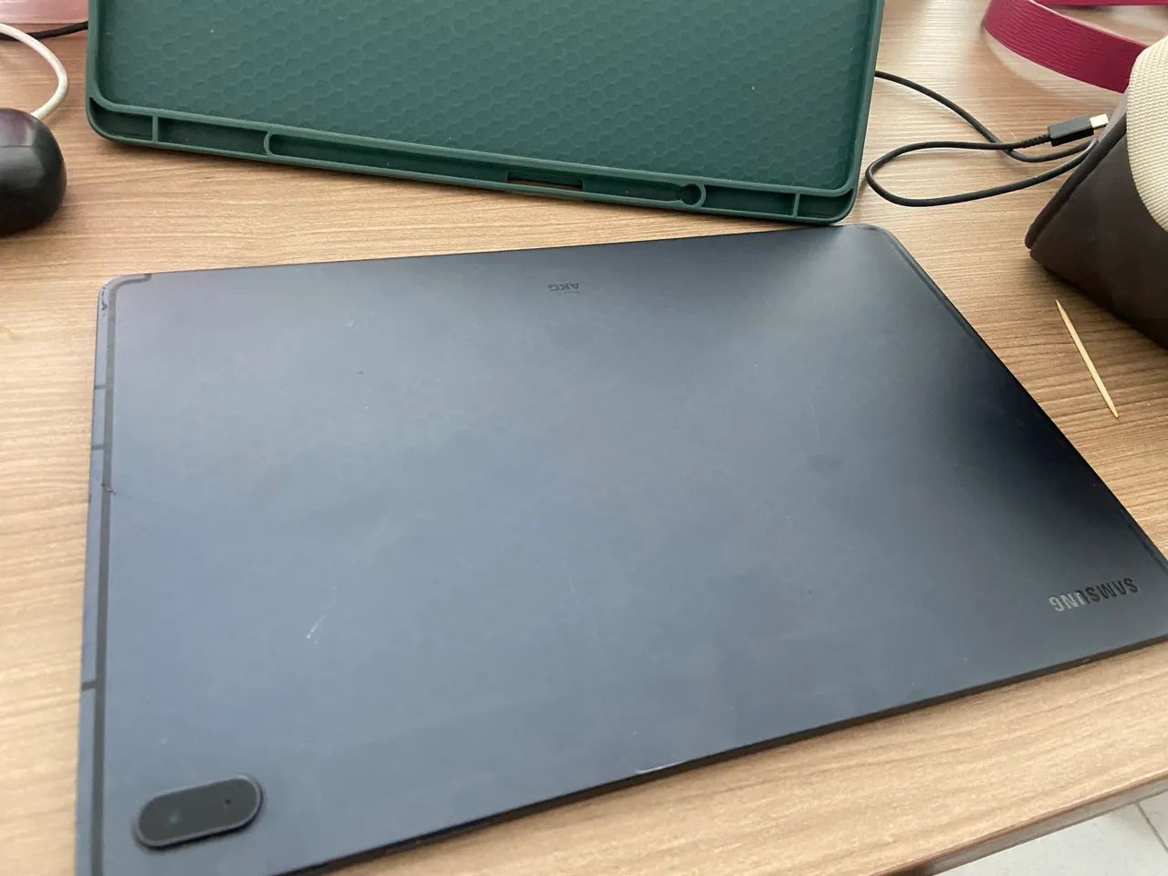 Tablete Samsung (tela original e trincada) tamanho display 11.4  - Foto 2