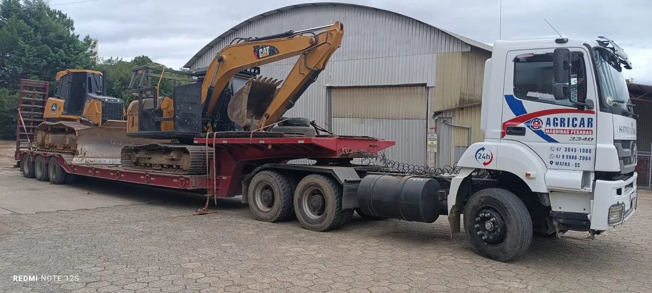 Carreta Prancha Rampa Pescoço 3 eixos - Foto 5