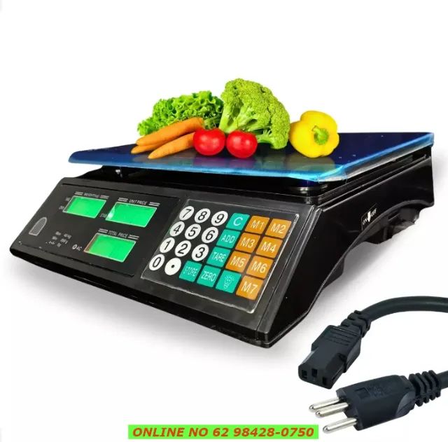 Balança Digital Eletrônica Alta Precisão 40kg Bivolt 2gramas