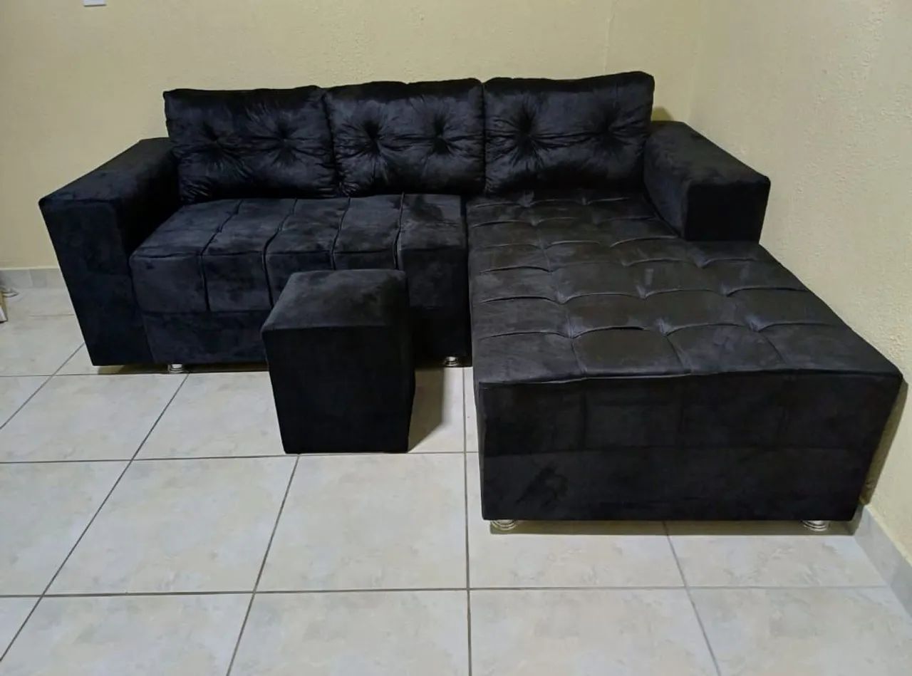 Sofá de cheyse de 3 lugares- Novo - Foto 4