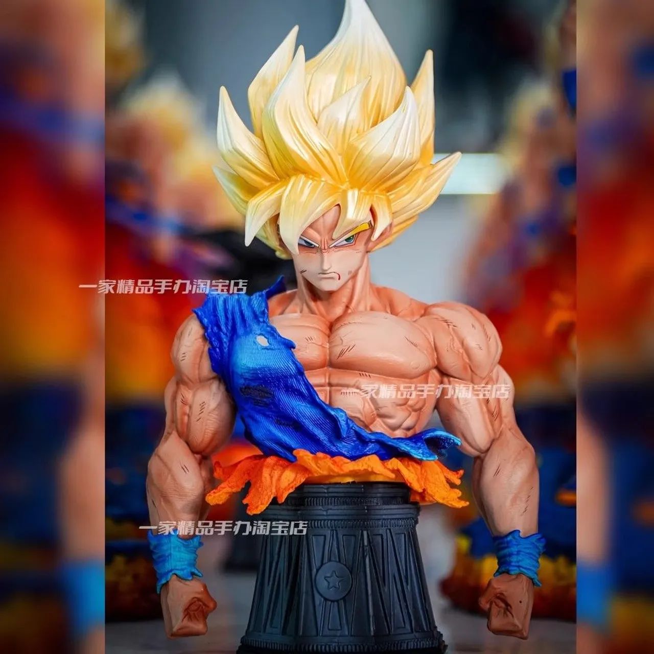Dragon Ball Z Goku Namek Super Sayian JT Exclusive 1517/5000 GK PVC  - Foto 3