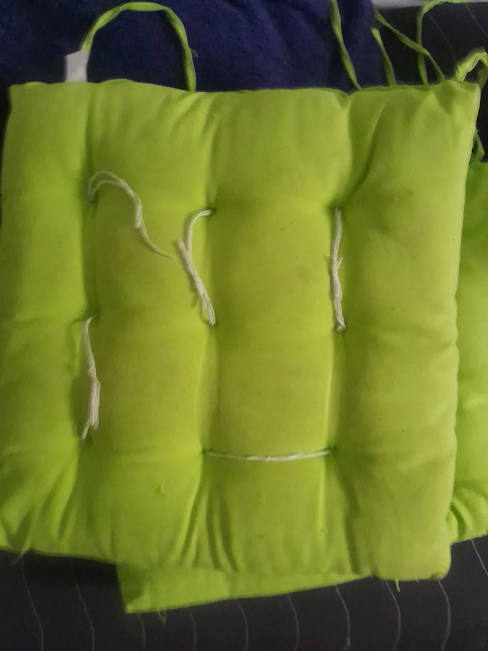 Almofadas para cadeiras - verde - Foto 2