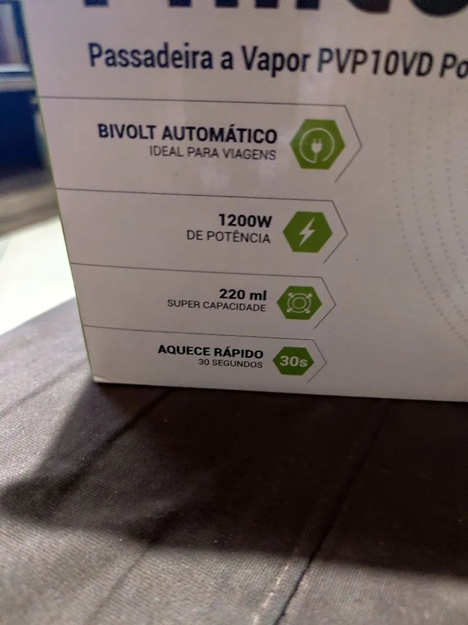 Passadeira a Vapor Portátil Bivolt Philco  - Foto 2