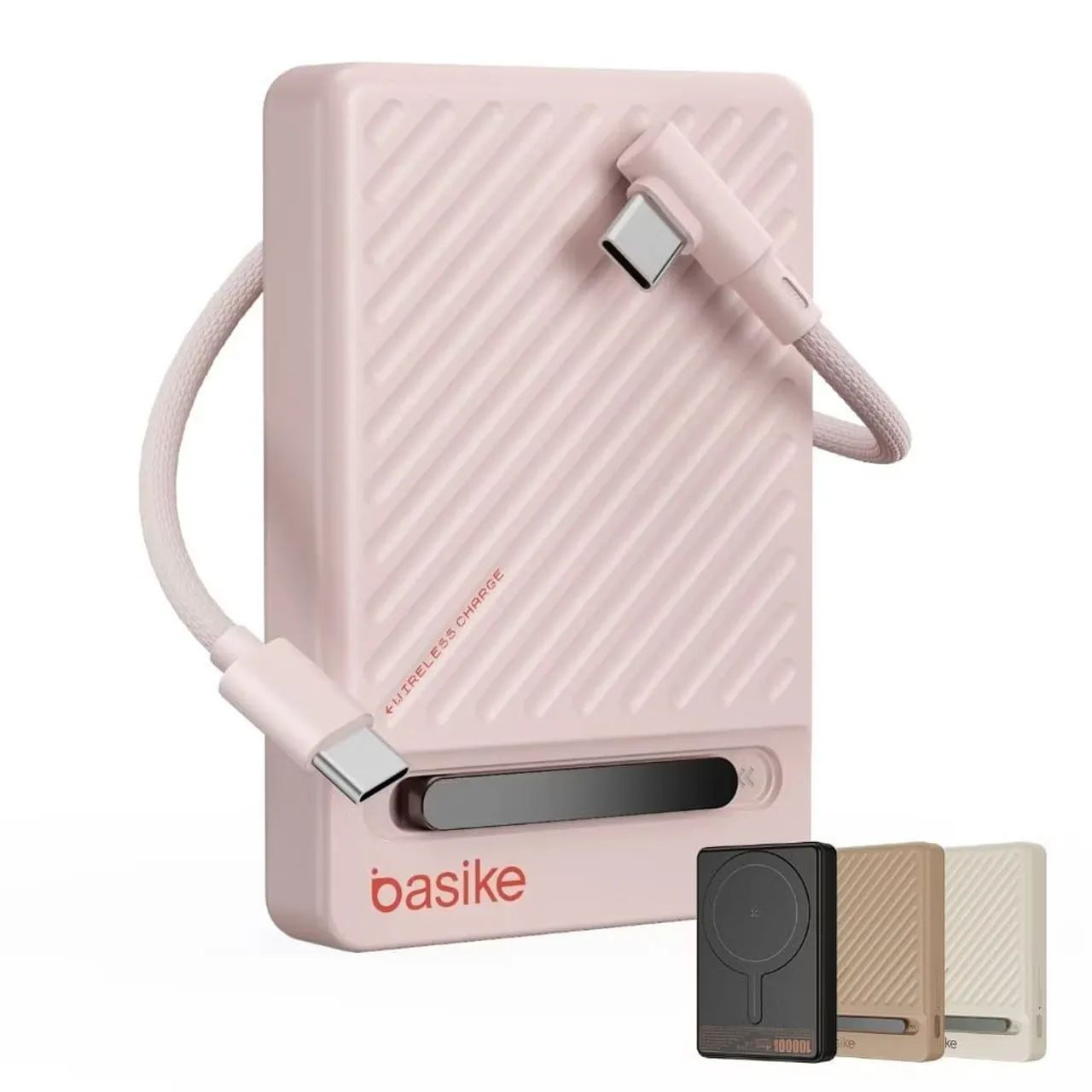 Carregador Portátil ORIGINAL BASIKE 10000Mah Com Indução  - Foto 5