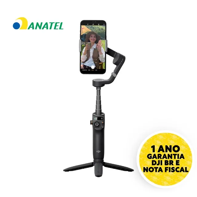 Estabilizador DJI Osmo Mobile 6 Cinza Escuro ( Lacrado, 1 Ano de Garantia, Nacionalizado )